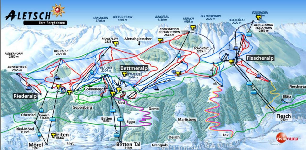 Ferienwohnung Weisshorn 24 Riederalp Exterior foto